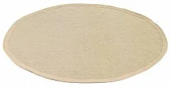 Runde tæpper (sisal) - Agave (taupe)