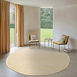 Runde tæpper (sisal) - Agave (taupe)