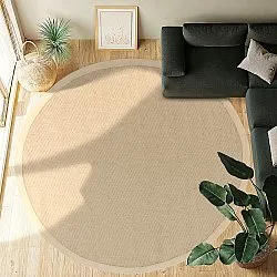 Runde tæpper (sisal) - Agave (beige/beige)