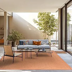 Sisaltæppe - Agave (brun-orange)