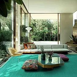 Sisaltæppe - Agave (smaragdgrøn)