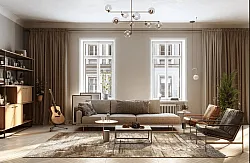 Wilton-tæppe - Kebira (beige)