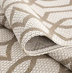 Bomuldstæppe - Kebira (beige)