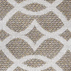 Bomuldstæppe - Kebira (creme)