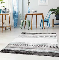 Wilton-tæppe - Dalur (blå)