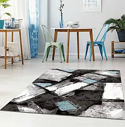 Wilton-tæppe - Kivik (blå)