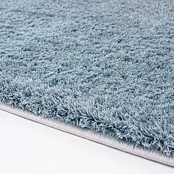 Runde tæpper - Soft Shine (turkis)