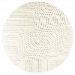 Runde tæpper - Devon (cream)