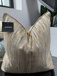 Pudebetræk - Square Luxury 45 x 45 cm (guld/multi)