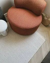 Uldtæppe - Coastal (creme)