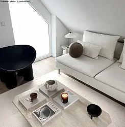 Wilton-tæppe - Sunayama (hvid)