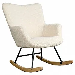 Gyngestol - Como (hvid/teddy)