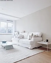 Uldtæppe - Otago (hvid)