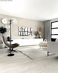 Wilton-tæppe - Art Silk (lysegrå/beige)