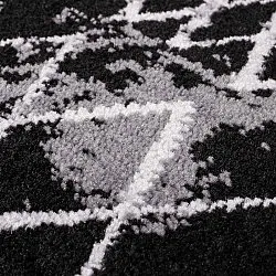 Wilton-tæppe - Meknes (sort)