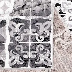 Wilton-tæppe - Nebikat (grå)