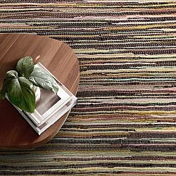 Kludetæppe - Happy (gul/multi)