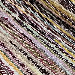 Kludetæppe - Happy (gul/multi)