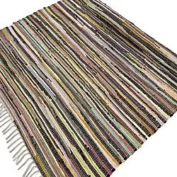 Kludetæppe - Happy (gul/multi)