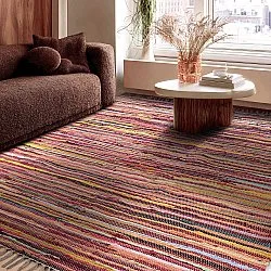 Kludetæppe - Happy (pink/multi)