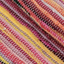 Kludetæppe - Happy (pink/multi)