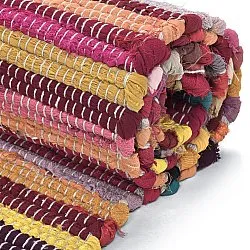 Kludetæppe - Happy (pink/multi)