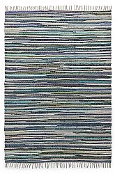 Kludetæppe - Home (blå/multi)