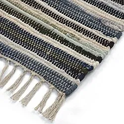 Kludetæppe - Home (blå/multi)