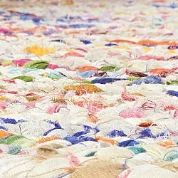 Runde tæpper - San Francisco (hvid/multi)