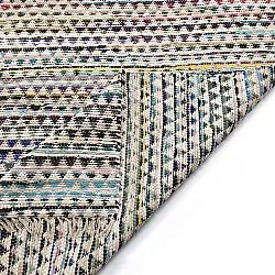 Kludetæppe - Lindby (blå/multi)