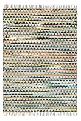 Kludetæppe - Lindby (gul/multi)