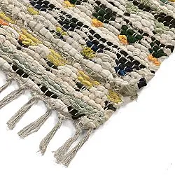 Kludetæppe - Lindby (gul/multi)