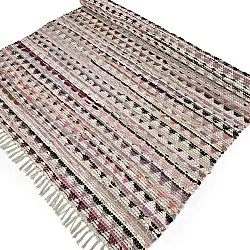 Kludetæppe - Lindby (pink/multi)