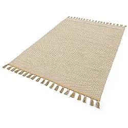 Kludetæppe - Vinga (sennepsgul)