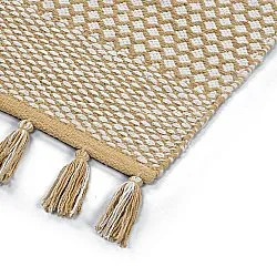 Kludetæppe - Vinga (sennepsgul)