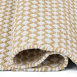 Kludetæppe - Vinga (sennepsgul)