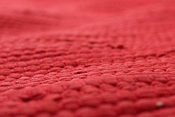 Kludetæppe - Silje (rød)