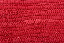 Kludetæppe - Silje (rød)