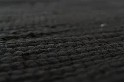 Kludetæppe - Silje (sort)