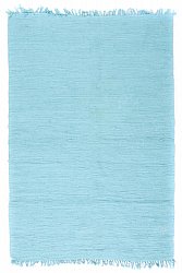 Tapis chiffons - Silje (bleu/turquoise)