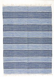 Tapis chiffons - Visby (bleu)