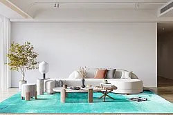 Wilton-tæppe - Jolie (turkis)