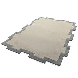 Uldtæppe - Agra Hand Tufted Wool Premium (grå)