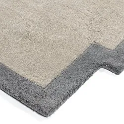 Uldtæppe - Agra Hand Tufted Wool Premium (grå)