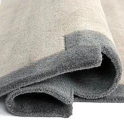 Uldtæppe - Agra Hand Tufted Wool Premium (grå)