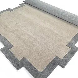 Uldtæppe - Agra Hand Tufted Wool Premium (grå)