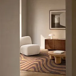 Uldtæppe - Aiz Hand Tufted Wool Premium (brun)