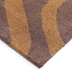 Uldtæppe - Aiz Hand Tufted Wool Premium (brun)
