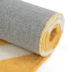 Uldtæppe - Aiz Hand Tufted Wool Premium (gul)