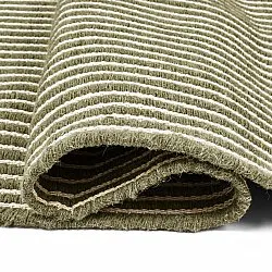 Uldtæppe - Arbil (grøn/hvid)